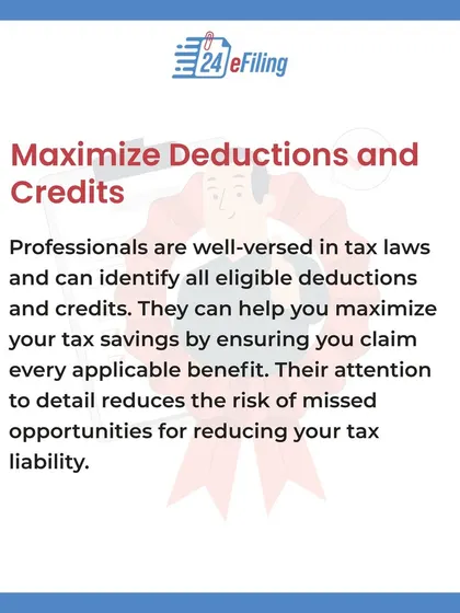 We are experts in tax laws and can identify all eligible deductions and credits for you. Our detailed review helps maximize your tax savings by ensuring you claim every applicable benefit.