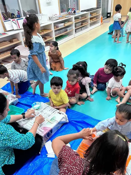 A glimpse into our festive celebrations, including Independence Day, Janmashtami, Ganesh Chaturthi, Diwali, and Christmas. Children participate in flag hoisting, dress in traditional attire, create festive crafts, and learn the significance of each occasion, fostering a deep appreciation for our diverse culture.