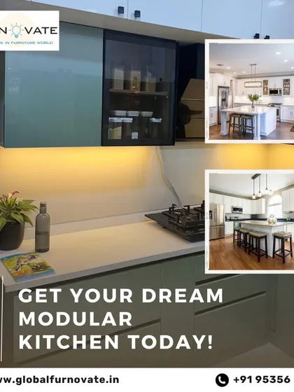 Another look at our dream modular solutions, showcasing how we can transform your home with custom kitchens and furniture.