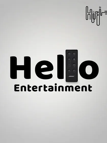 Say hello to entertainment. I simplify your home technology so that complete control of your audio and visual experience is always right at your fingertips.