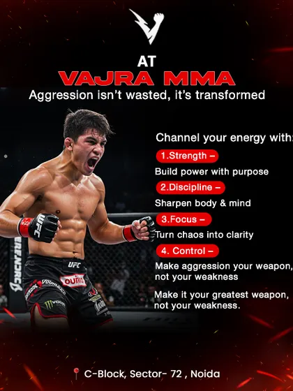 We teach you to transform aggression into a weapon. At our gym, you learn to channel your energy into strength, discipline, focus, and control.