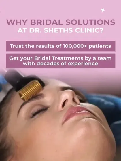 Why choose us for your bridal solutions? With the trust of over 100,000 patients and decades of experience, our team is dedicated to making you glow on your special day.