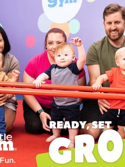 Our gym is a community for families. Parents and instructors come together to create a supportive and cheerful environment where babies can safely explore, learn, and grow alongside their peers.