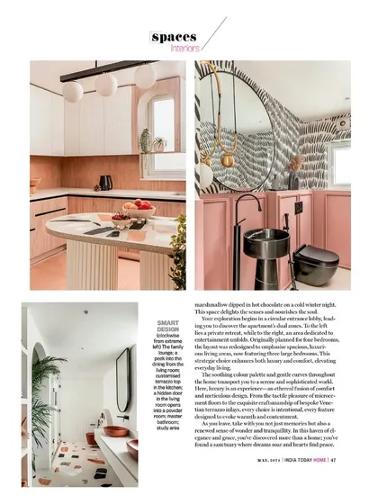 India Today HOME showcased the smart design of the penthouse, including the strategic layout that enhances both luxury and everyday living.