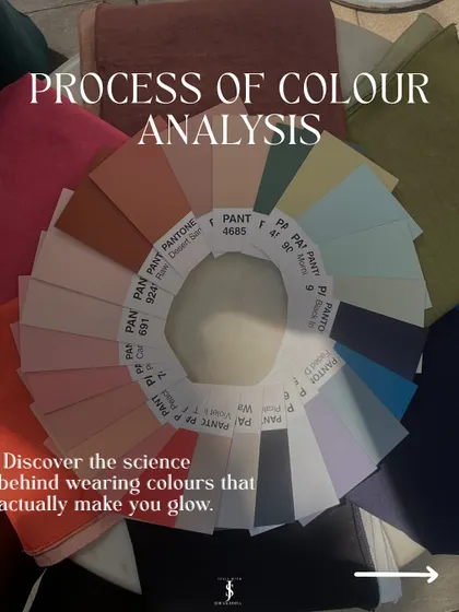 This is where the science of style comes to life. I use professional color tools like this Pantone fan deck to pinpoint the exact shades that harmonize with your unique skin, hair, and eye color. It’s a detailed, personalized approach that takes the guesswork out of getting dressed.
