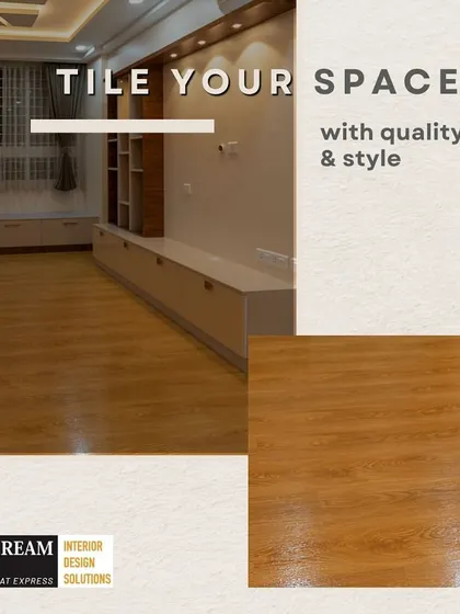 Tile your space with quality and style. This image showcases beautiful wood-finish floor tiles that offer the warmth of wood with the durability of tile.