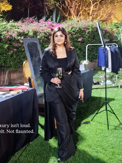 Luxury isn't loud. It's felt, not flaunted. This look embodies my philosophy of 'Aspirational Distance', creating presence that invites attention without asking for it.