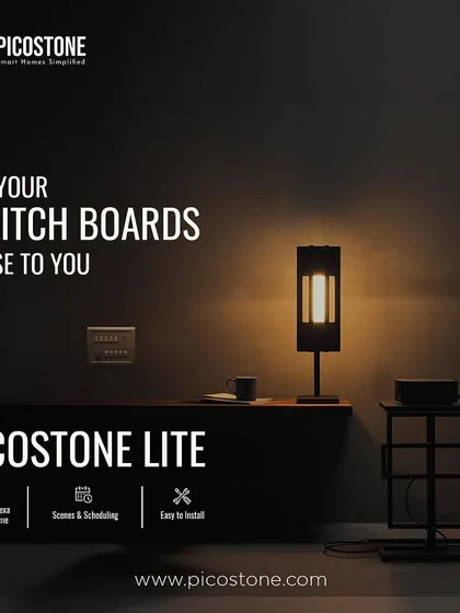 This is the final look. Your switchboards remain unchanged and fully functional, but now they are smart. You can control everything from your phone, with your voice, or by using the physical switch, giving you complete flexibility and control.