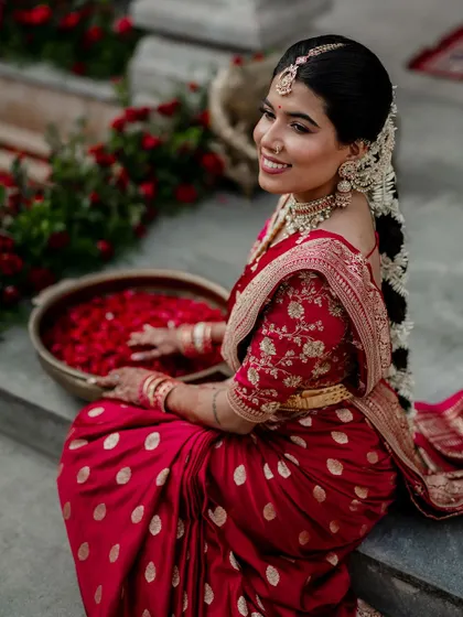 A series of romantic and grand portraits from a destination wedding at Amitarasa. We specialize in capturing the epic scale of such venues while keeping the focus on the couple's intimate story.
