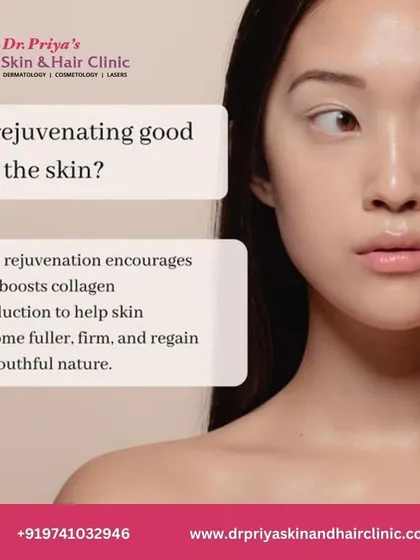 Skin rejuvenation is beneficial because it encourages and boosts collagen production. This helps skin become fuller, firmer, and regain its youthful nature by rebuilding its foundational structure.
