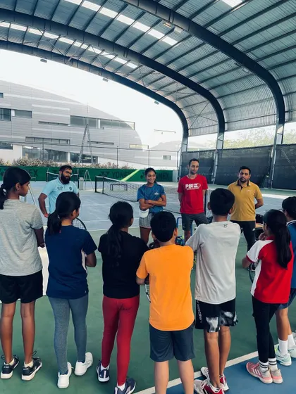 It was a privilege to spend time with these young players at the PBI Tennis Academy. I shared insights on how meditation and visualization have impacted my performance, and we talked about the journey of becoming a professional athlete. These sessions are incredibly meaningful to me.