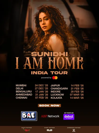 The master tour poster showing all the cities, from Mumbai and Delhi to Jaipur and Kolkata. This showcases our capability to manage a multi-city India tour.