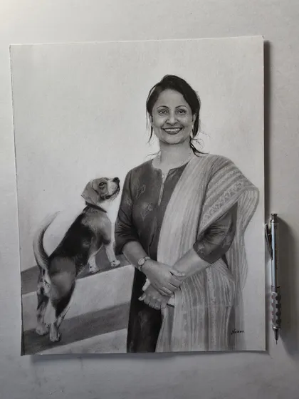 Another view of the final drawing.