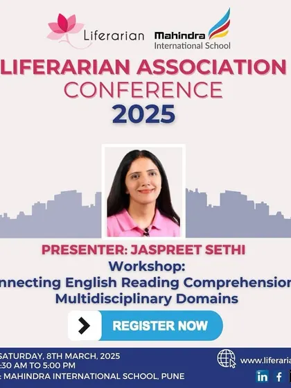 Another version of the conference poster. My workshop provides practical strategies from the Science of Reading to enhance comprehension in subjects like science, history, and the arts.