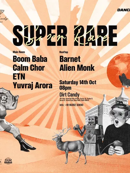 A 'Super Rare' event with some of the best names in the Indian minimal scene. These nights are a celebration of the underground sound we love.