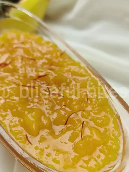 My homemade Aam ka Murabba, a sweet and tangy mango preserve that is a staple in many Indian homes during the summer.