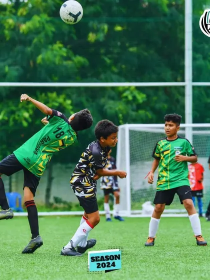 An action shot from the MDL Tournament 2024, showing a player executing a bicycle kick.