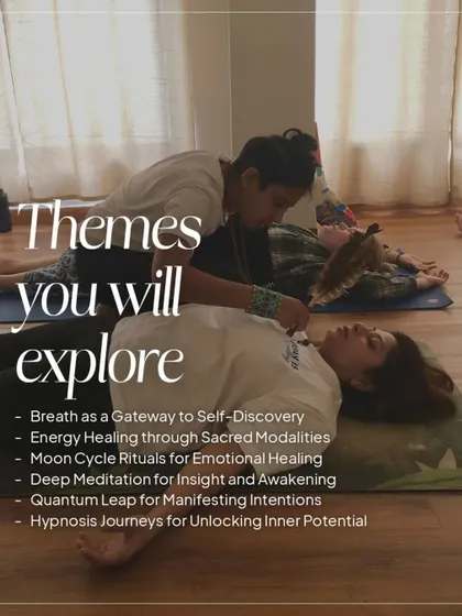 Themes you will explore in our Prana Poetry sessions include energy healing, deep meditation for insight, and quantum leap science for manifesting intentions.