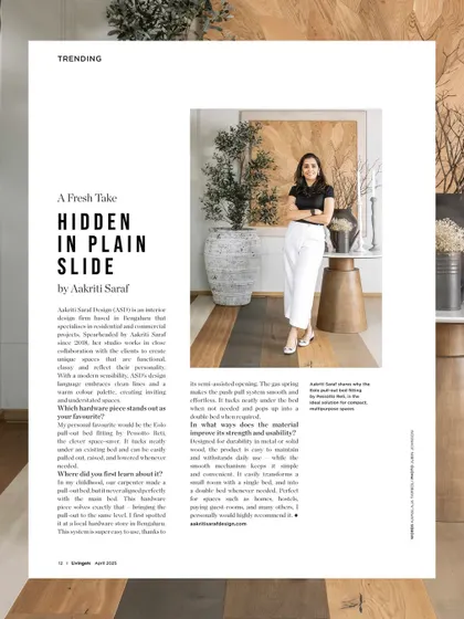 So thrilled to be featured in Living Etc magazine. This was a lovely Q&A with me on my go-to hardware choices, from timeless finishes to unexpected favorites.