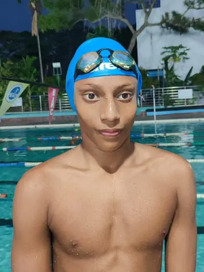 Congratulations to 12-year-old sensation Sharan Shridhara for qualifying for the Nationals. His second-place finish in the demanding 1500m Freestyle event at the State Aquatic Championship is a remarkable feat.
