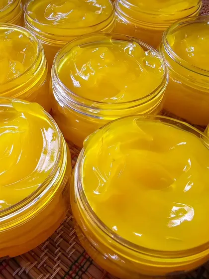 More of the golden Saffron Day Gel. It's a customer favorite for reducing acne marks and pigmentation naturally.