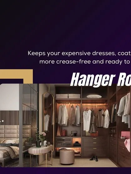 Protect your most cherished outfits. Our full-length hanger rods are designed to give coats, dresses, and suits the space they need, keeping them crease-free and in perfect condition.