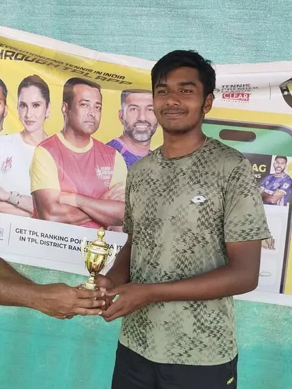Champion mentality on display. Huge congratulations to our player Sutirth on winning the Men’s TPL in Bangalore. This victory is a result of his dedication and winning mindset.
