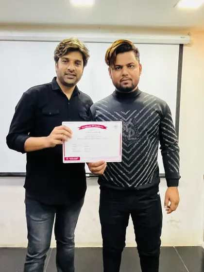 This student, Azhar, has successfully completed his training. It's my goal to see every student leave with the skills and confidence to build a great career.