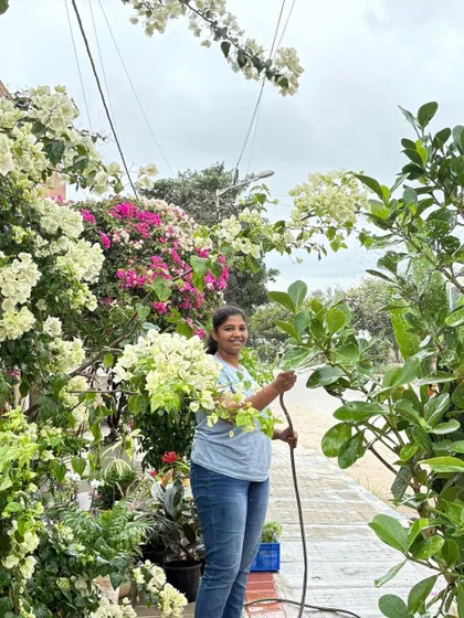 These pictures mean a lot to me. This is the place where I started, with the plants we grew and my amazing staff who are always so enthusiastic. I'm so grateful for my team.