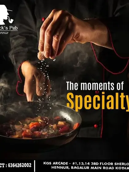 A lot of passion goes into every dish I serve. This shot captures a chef adding the final touches to a meal, ensuring every plate that leaves the kitchen is special.