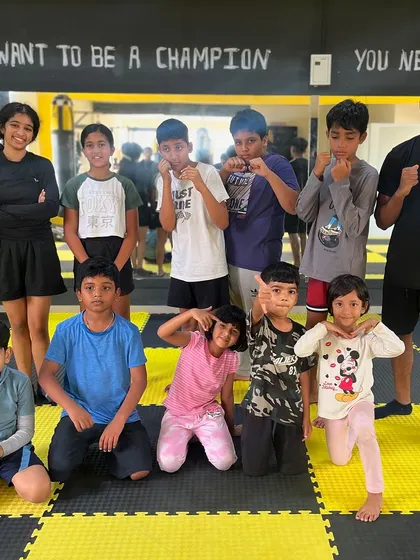 The next generation of champions. In our kids MMA classes, we focus on discipline, respect, and building a strong foundation for their martial arts journey.