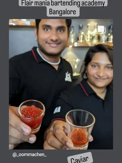 Our molecular mixology includes creating cocktail caviar. These small spheres burst with flavor, offering a completely new way to experience a drink.