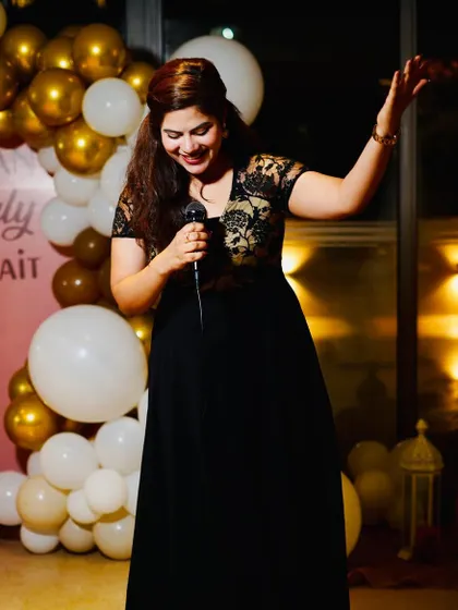 Another shot from the baby shower, captured in a moment of joy. Celebrating new life with family and friends is always a beautiful experience.