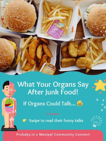 If our organs could talk after we eat junk food, what would they say? This is a fun way to start a conversation with kids about how different foods make our bodies feel and the importance of balance.