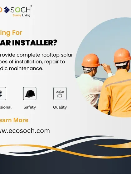 Looking for a professional solar installer? We provide complete rooftop solar services, from initial design and installation to repair and periodic maintenance, always prioritizing safety and quality.