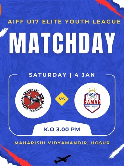 The opening match of our AIFF U17 Elite Youth League campaign against local rivals BBFS.