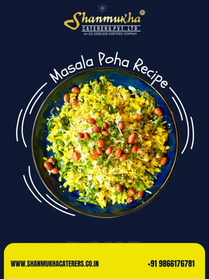 Our Masala Poha is a light, quick, and flavorful snack made with flattened rice, vegetables, peanuts, and spices.