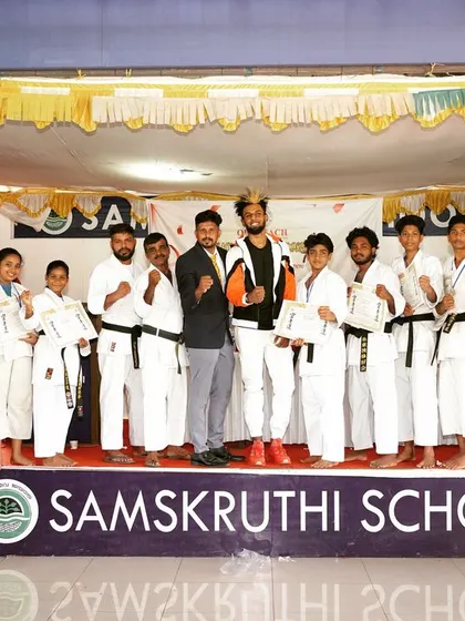 My team of champions at the Samskruthi School event. We believe that nothing is impossible if you have the passion and put in the work.