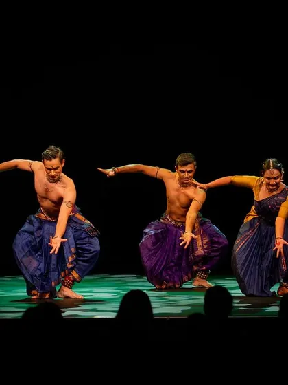 The precision of our group work in 'ĀBHA'. Every angle and line is carefully considered to create a visually harmonious and powerful stage presence.