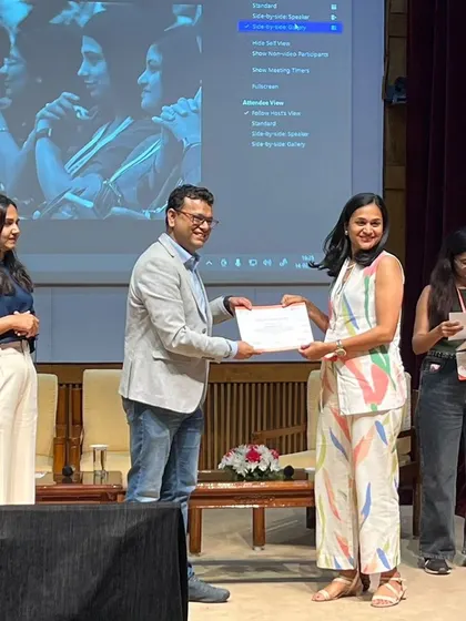 Receiving my completion certificate for the Women Startup Program. This represents 18 months of growth, learning, and immense support from mentors and fellow entrepreneurs. I am forever grateful for this journey.