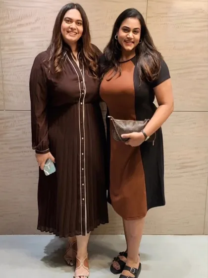 Another photo with guests. These images serve as great social proof for the brand, showing the diverse and engaged crowd that attended the event.