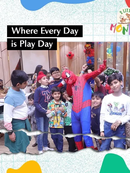 Every day is play day, but birthdays are extra special. We can even bring in superheroes like Spiderman to surprise the kids and make the party an action-packed adventure.