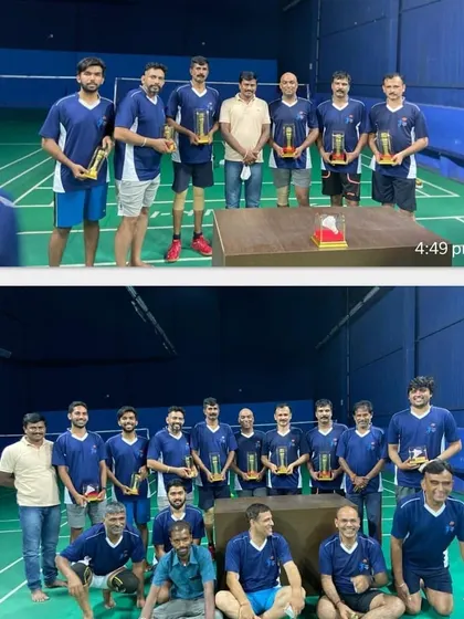A collage capturing different winning groups from the tournament.