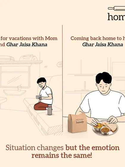 Whether you're on a train journey back home or just coming back to your flat after a long day, the emotion remains the same. The craving for simple, comforting home-cooked food is a constant I'm happy to satisfy.