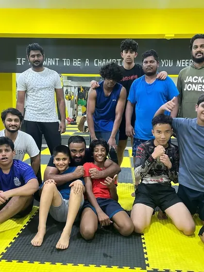 Never stop learning, never stop fighting. A candid moment with the team.