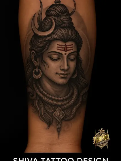 A serene portrait of Mahadev in meditation. The soft shading and calm expression make this a very peaceful and spiritual piece, perfect for anyone looking to carry a sense of tranquility with them.