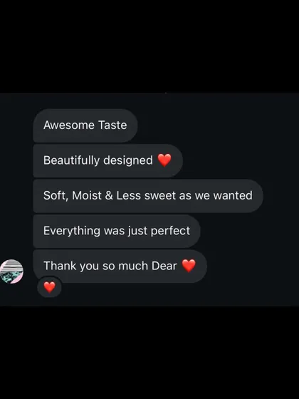 "Awesome Taste, Beautifully designed." We love hearing that our themed cakes are as delicious as they are creative. This feedback was for our car-themed cake.
