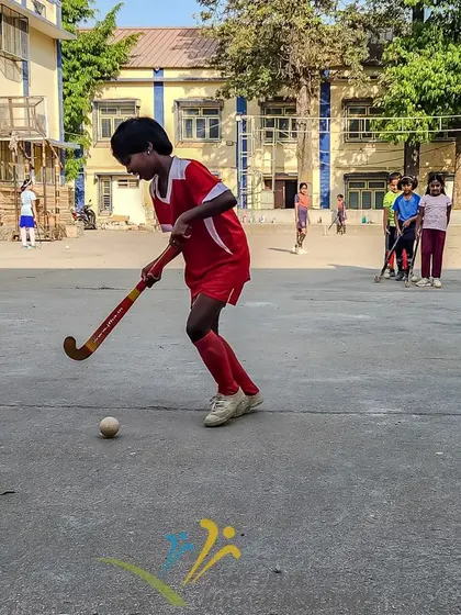 A young boy practices his ball control at the 2024 summer camp. We believe in catching them young and building a strong foundation.