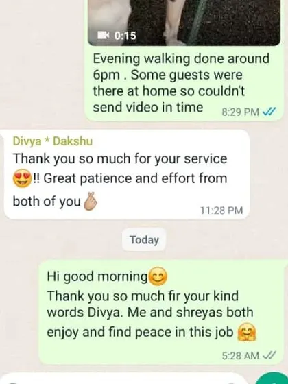 We truly enjoy what we do, and messages like this from Divya make it all the more special. Thank you for your appreciation.