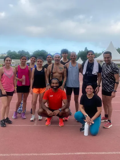 Track Tuesday with my tribe. There's no better way to start the day than putting in the work for speed and performance with this dedicated group.